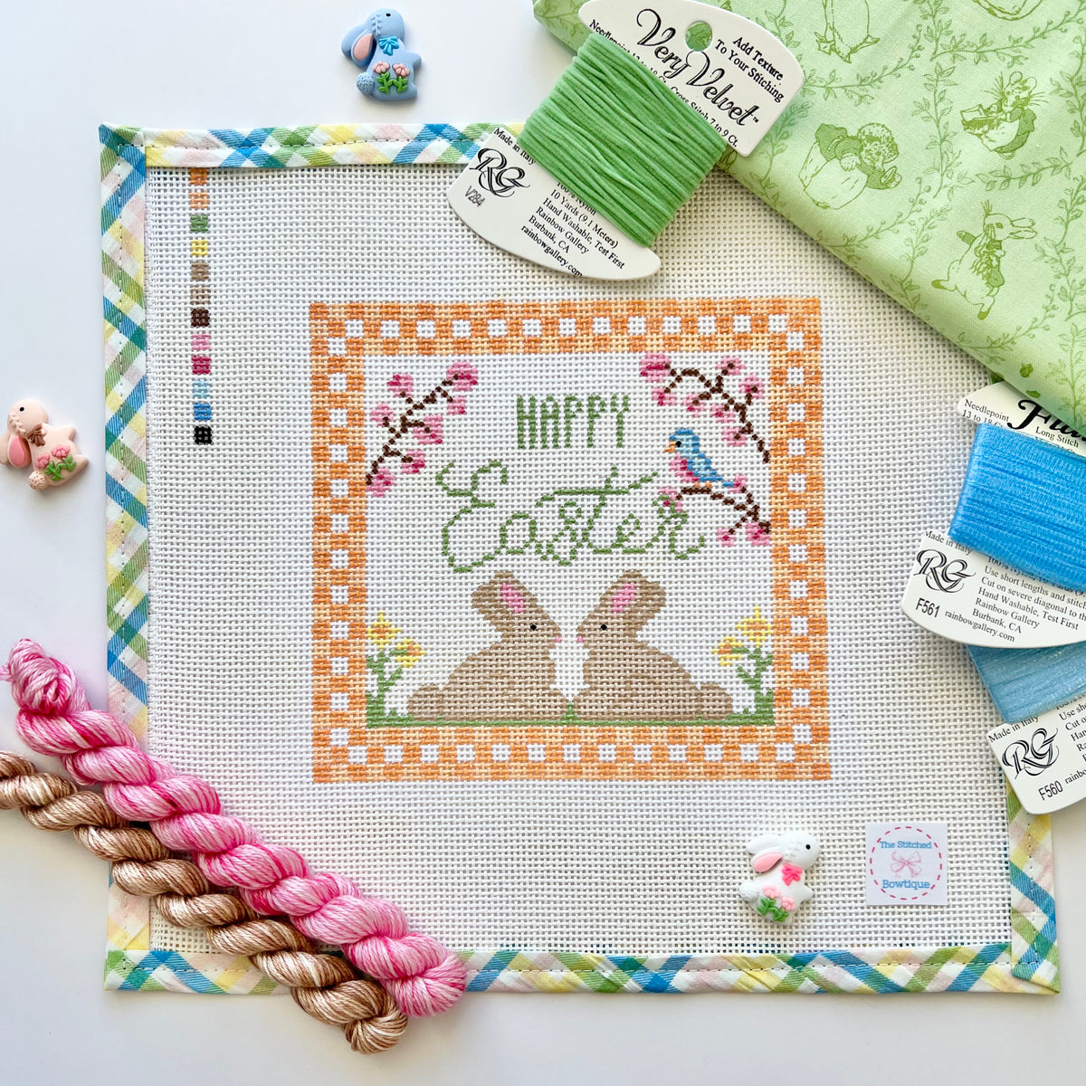 ク*ー様 羊毛フェルト　Happy Easter Happy Easter– The Stitched Bowtique
